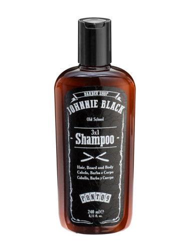 Johnnie Black Champô 3x1 cabelo/barba/corpo 240ml