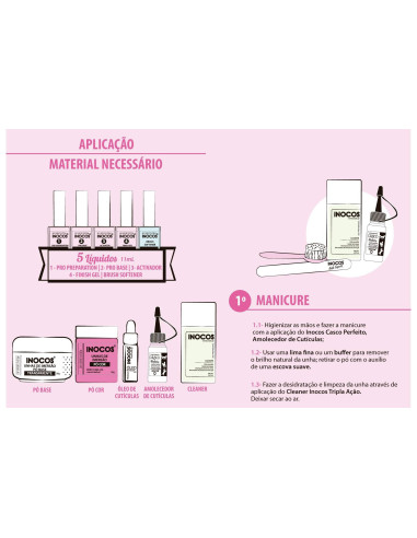 Finish gel dyp system 4 - 11ml INOCOS