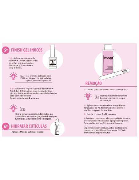 Finish gel dyp system 4 - 11ml INOCOS