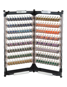 Suporte vernizes SMALTBELL FLEX DOUBLE 8 bandejas / 160 vernizes