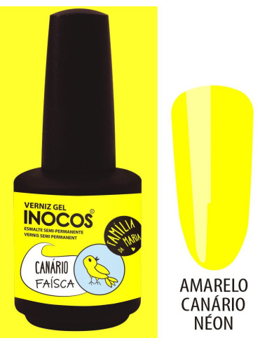 INOCOS Verniz gel CANÁRIO Faísca 15ml