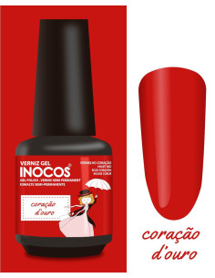 INOCOS Verniz gel CORAÇÃO D´OURO 15 ml