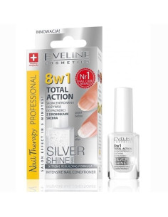 Eveline Total Action Nail 8in1 Silver Shine 12ml