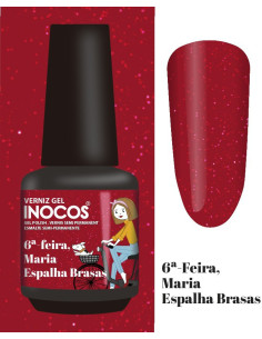 INOCOS Verniz gel 6ªFEIRA MARIA ESPALHA BRASAS 15 ml