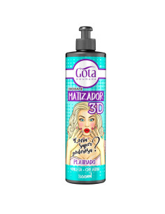 Gota Dourada Condicionador Matizador 3D - platinado - 300ml