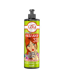 Gota Dourada Condicionador Matizador 3D - VERMELHO INTENSO - 300ml