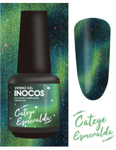 INOCOS Verniz gel Cateye ESMERALDA 15 ml