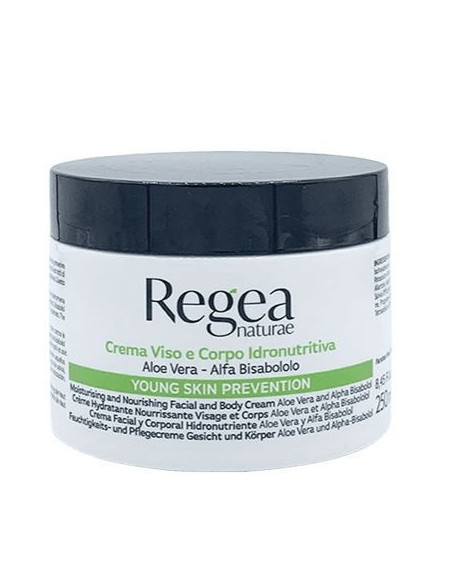 Regea Creme hidratante para rosto e corpo pele jovem 250ml