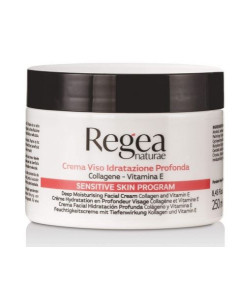 Regea Creme Facial para Peles Sensíveis com Colágeno e Vitamina E 250ml
