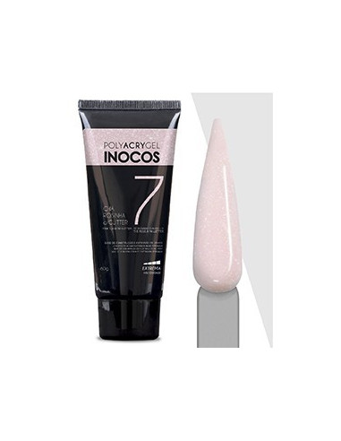 INOCOS Polyacrygel Construção - CHÁ ROSINHA C/GLITTER 60g