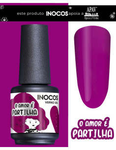 INOCOS Verniz gel O AMOR É PARTILHA 15ml