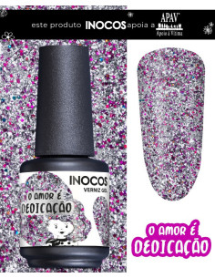 INOCOS Verniz gel O AMOR É DEDICAÇÃO 15ml