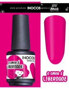 INOCOS Verniz gel O AMOR É LIBERDADE 15ml