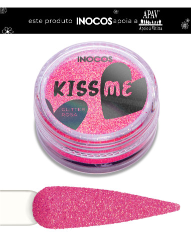 Glitter Rosa KISS ME 3g