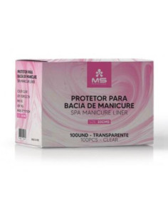 Protetores para taça manicure descartáveis 33cm 100un