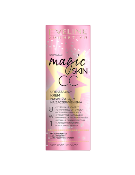 Eveline Magic Skin Cc Moisturising Cream Anti-Redness 8In1
