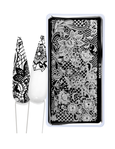 Inocos - Placa de carimbos para unhas 10 - SPRING