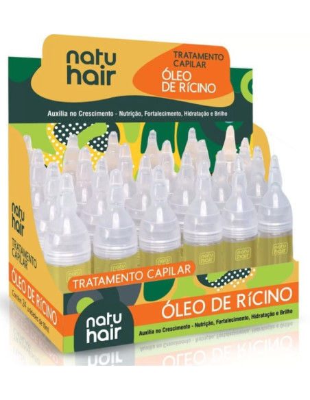 NatuHair Ampola Óleo de Rícino 10ml 1un