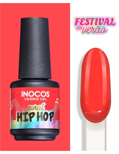INOCOS Verniz gel FESTIVAL VERÃO CORAL HIP HOP 15 ml