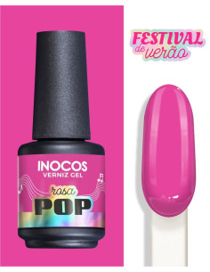 INOCOS Verniz gel FESTIVAL VERÃO ROSA POP 15 ml