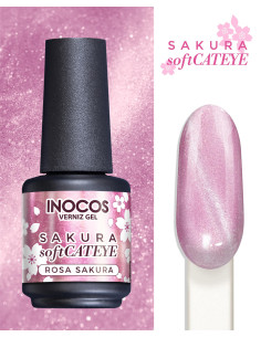 VERNIZ GEL SOFT CATEYE ROSA SAKURA 15ML