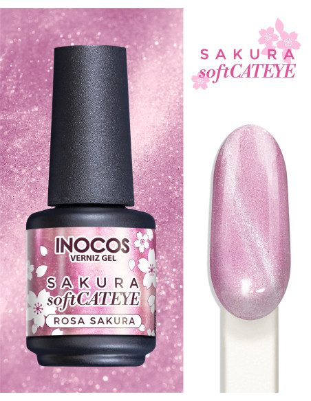 VERNIZ GEL SOFT CATEYE ROSA SAKURA 15ML