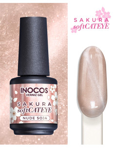 VERNIZ GEL SOFT CATEYE NUDE SOJA 15ML