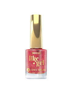 VERNIZ LIKE GEL INOCOS 157 - GLITTER MIX VERMELHO 11ml