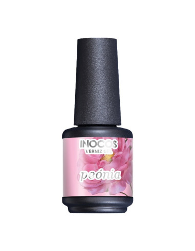 Verniz Gel Peónia 15ml - Coleção FLORA INOCOS  Coral Pastel