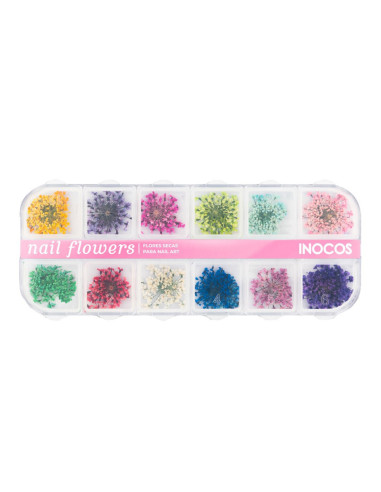 Nail Art Flores Secas - Coleção FLORA INOCOS