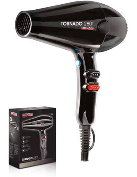 Secador de cabelo profissional STHAUER Tornado Black 280t 2000 watts