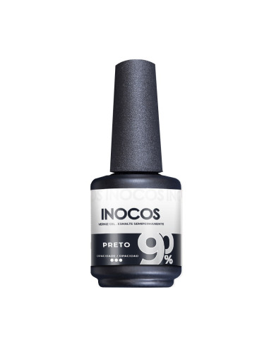Verniz Gel YM6 Preto 90% – 15ml Inocos