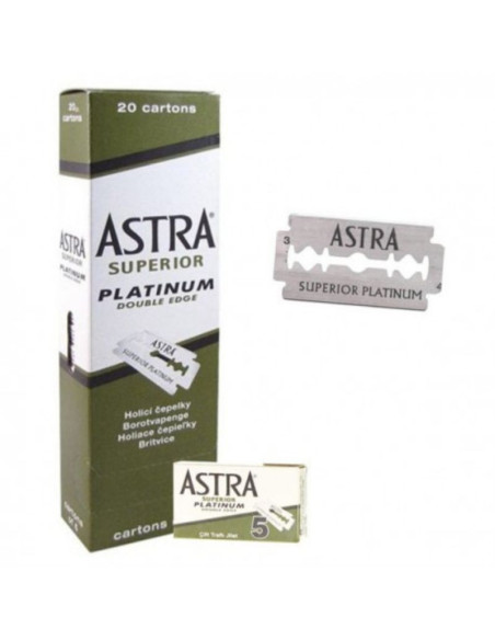 LÂMINAS ASTRA SUPERIOR PLATINUM 20X5