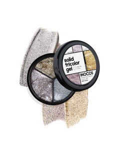 Inocos Solid Tricolor Gel 1 metal foil