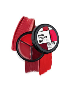 Inocos Solid Tricolor Gel 7 red velvet