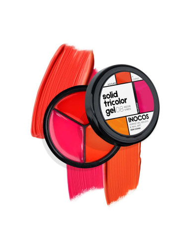 Inocos Solid Tricolor Gel 8 neon vibes