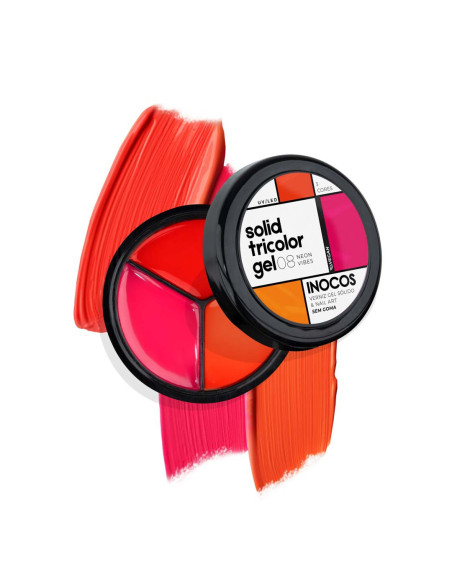 Inocos Solid Tricolor Gel 8 neon vibes