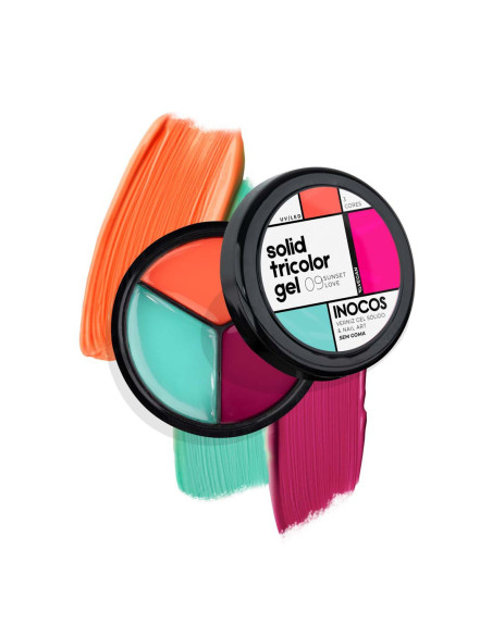 Inocos Solid Tricolor Gel 9 sunset