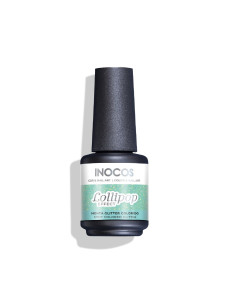 VERNIZ GEL INOCOS EFEITO LOLLIPOP MENTA GLITTER COLORIDO