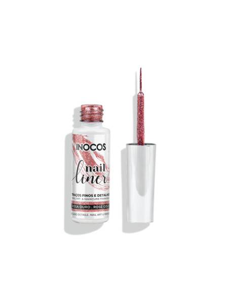 NAIL LINER INOCOS ROSA OURO
