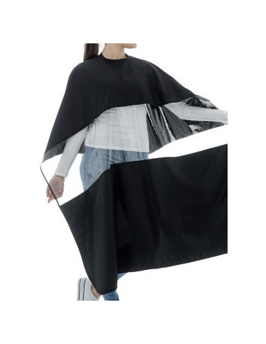 Capa De Corte De Cabelo Com Janela Transparente