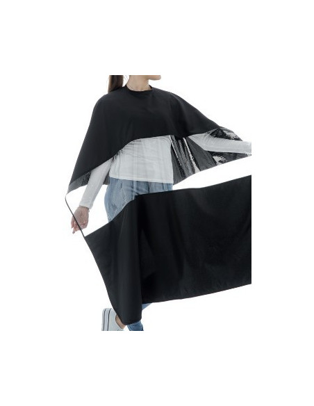Capa De Corte De Cabelo Com Janela Transparente