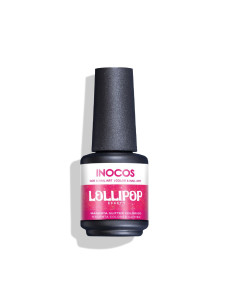 VERNIZ GEL INOCOS EFEITO LOLLIPOP MAGENTA GLITTER COLORIDO