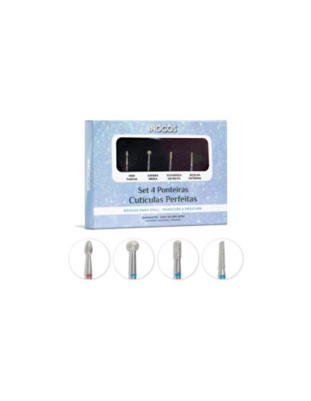 SET 4 BROCAS CUTÍCULAS PERFEITAS INOCOS