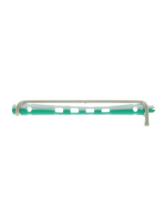 Bigoudi Cabelo - verde/branco largo - Paraíso da Cosmética