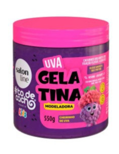 Gelatina Modeladora Salon Line Kids #Todecacho Uva 550g