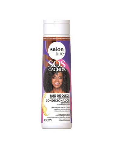 Condicionador S.O.S Cachos Super Óleos Salon Line 300ml