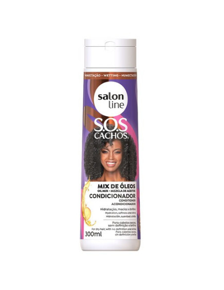 Condicionador S.O.S Cachos Super Óleos Salon Line 300ml