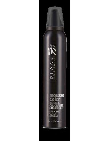 Black professional Mousse de coloração cinza escuro 200ml