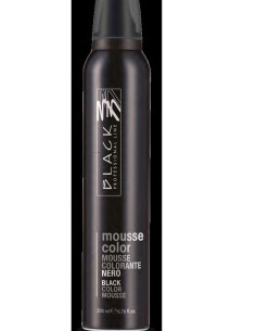 Black professional Mousse de coloração preto 200ml